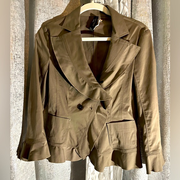 Marc Cain Collections, Jacket/Blazer Khaki it’s listed SZ  N3 - Picture 4 of 9